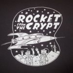 画像1: 古着 90's ROCKET FROM THE CRYPT ロケットフロムザクリプト ロカビリーパンク Tシャツ BLK / 200528 (1)