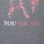 画像4: 古着 00's CONVERGE コンバージ YOU FAIL ME カオティックハードコア Tシャツ BLK / 200611 (4)