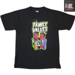 画像1: 古着 90's THE FAMILY VALUES TOUR 1999 Tシャツ BLK / 200528 (1)