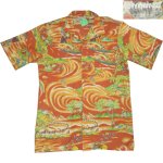 画像1: 古着 80's CHRONIC フラガール柄 アロハシャツ ハワイアン 半袖シャツ MIX / 200609 (1)