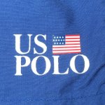 画像4: 古着 00's Ralph Lauren ラルフローレン US POLO スイムショーツ ショートパンツ BLUE / 200623 (4)