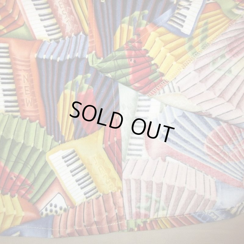 画像7: 古着 00's BAYOU WEAR バイユーウェア NEW ORLENS JAZZ FEST レーヨンシャツ 半袖シャツ MIX / 200630 (7)