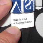画像4: 古着 90's MS RUSS ドットパターン 化繊 半袖シャツ BLK×WHT / 200630 (4)