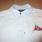 画像5: 古着 00's Ralph Lauren ラルフローレン ラガーシャツ ポロシャツ 半袖シャツ SAX / 200709 (5)