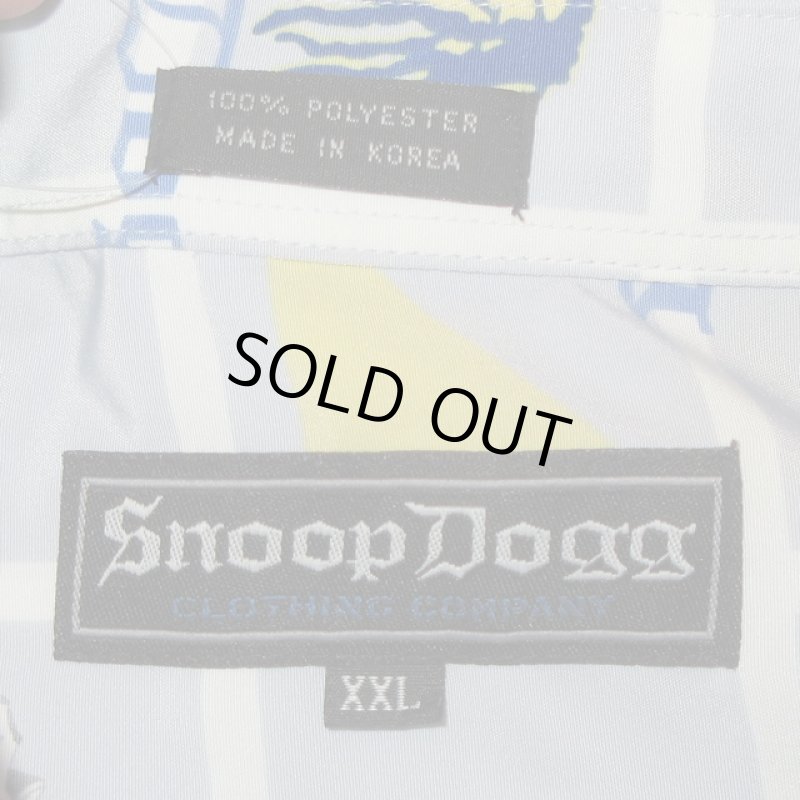 画像6: USED 00's SNOOP DOGG CLOTHING スヌープドッグ 半袖シャツ GRY / 200728 (6)