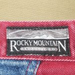 画像3: USED 80's ROCKY MOUNTAIN CLOTHING ロッキーマウンテン カットオフ ショーツ WINE / 200806 (3)