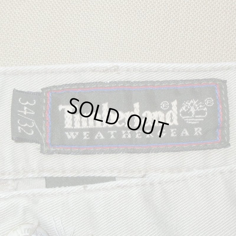 画像2: USED 90's Timberland ティンバーランド タック入り チノパン BEI / 200813 (2)