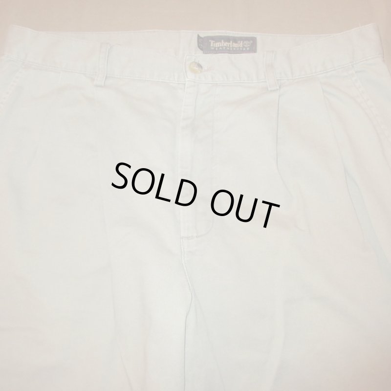 画像3: USED 90's Timberland ティンバーランド タック入り チノパン BEI / 200813 (3)