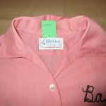 画像5: USED 70's HILTON ヒルトン ボーリングシャツ PNK / 200823 (5)