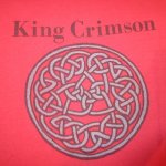 画像1: USED 80's KING CRIMSON キングクリムゾン Discline プログレ Tシャツ RED / 200902 (1)