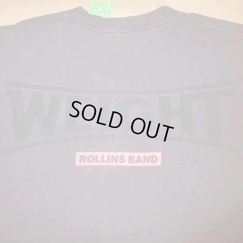画像1: USED 90's ROLLINS BAND ロリンズバンド WEIGHT Tシャツ BLK / 200913 (1)
