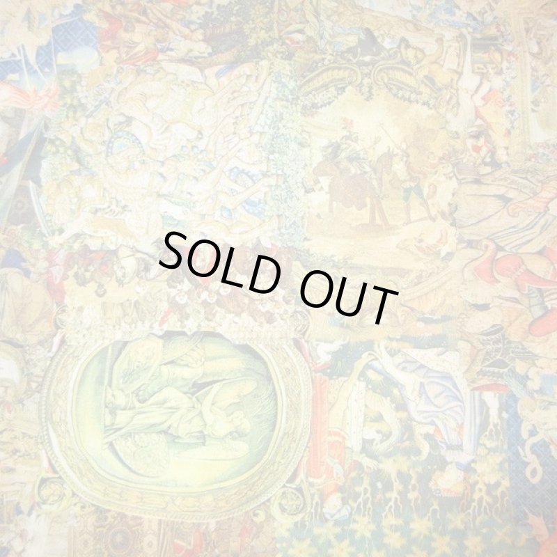 画像4: USED 70's TRAFALGAR 古代 総柄 ポリシャツ MIX / 200920 (4)