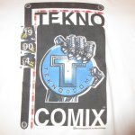 画像1: USED 90's TEKNO COMIX テクノコミックス Tシャツ WHT / 200920 (1)