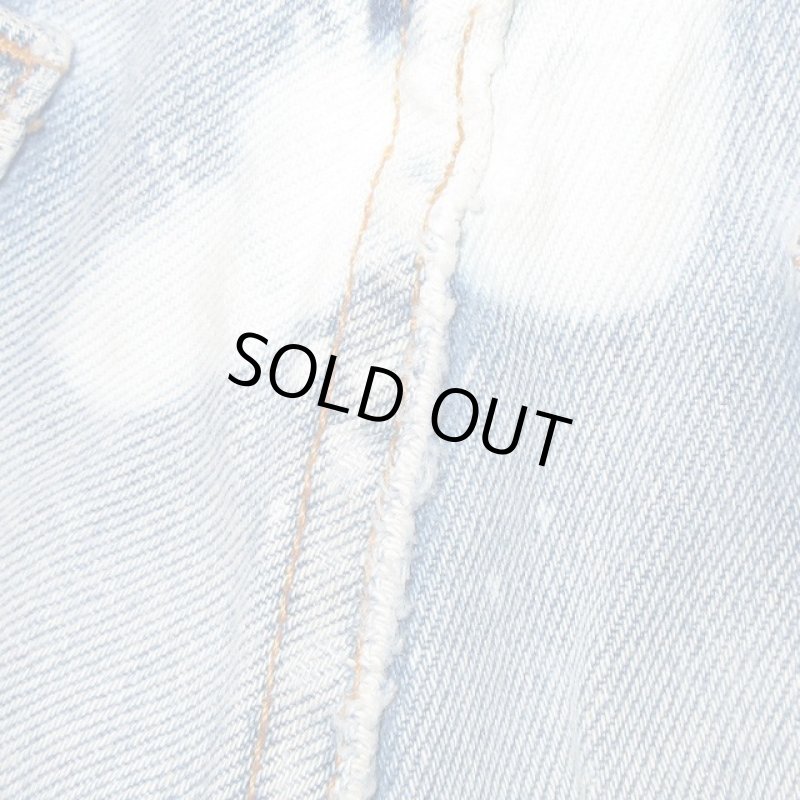 画像10: USED 90's Levi's 501 リーバイス セルフブリーチ デニム ジーンズ BLUE / 200922 (10)