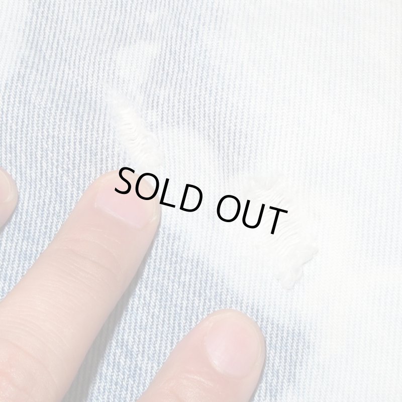 画像11: USED 90's Levi's 501 リーバイス セルフブリーチ デニム ジーンズ BLUE / 200922 (11)
