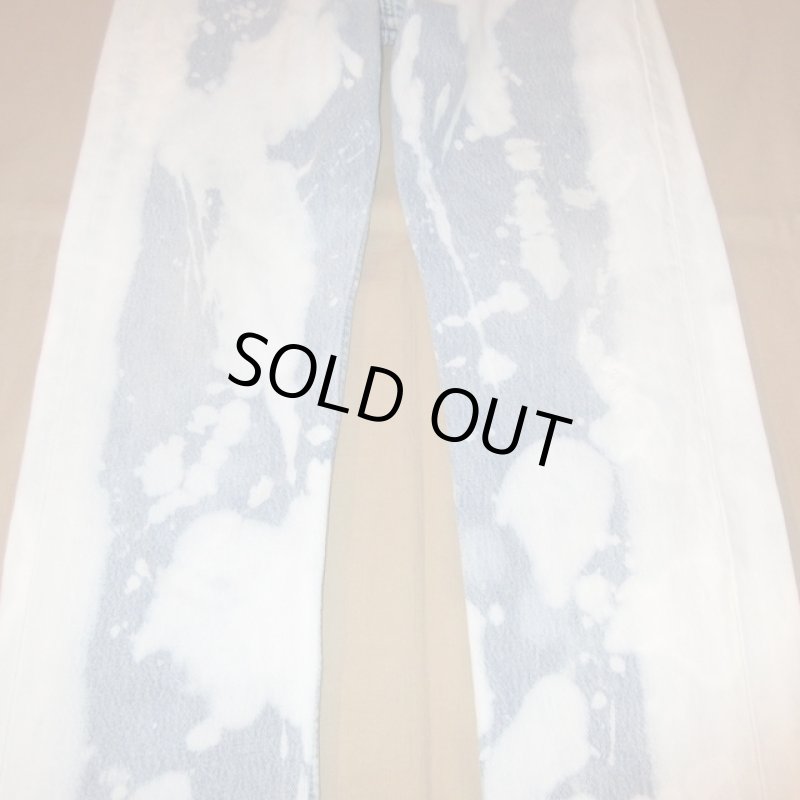 画像3: USED 90's Levi's 501 リーバイス セルフブリーチ デニム ジーンズ BLUE / 200922 (3)