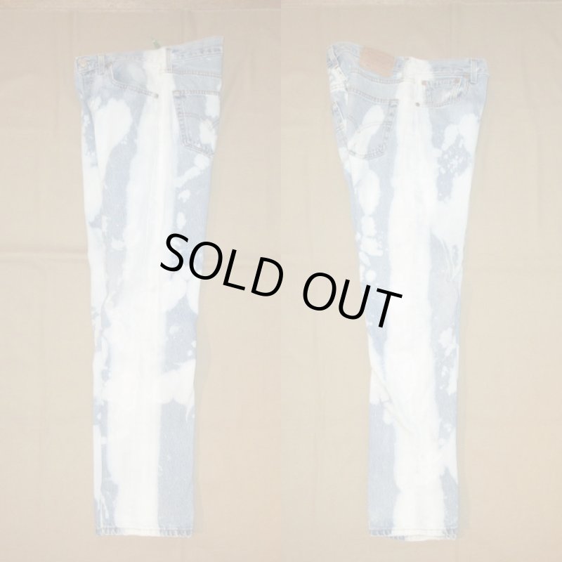 画像2: USED 90's Levi's 501 リーバイス セルフブリーチ デニム ジーンズ BLUE / 200922 (2)