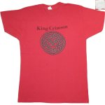画像2: USED 80's KING CRIMSON キングクリムゾン Discline プログレ Tシャツ RED / 200902 (2)