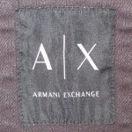 画像3: USED 00's ARMANI EXCHANGE アルマーニ エクスチェンジ ライダースジャケット BLK / 201010 (3)