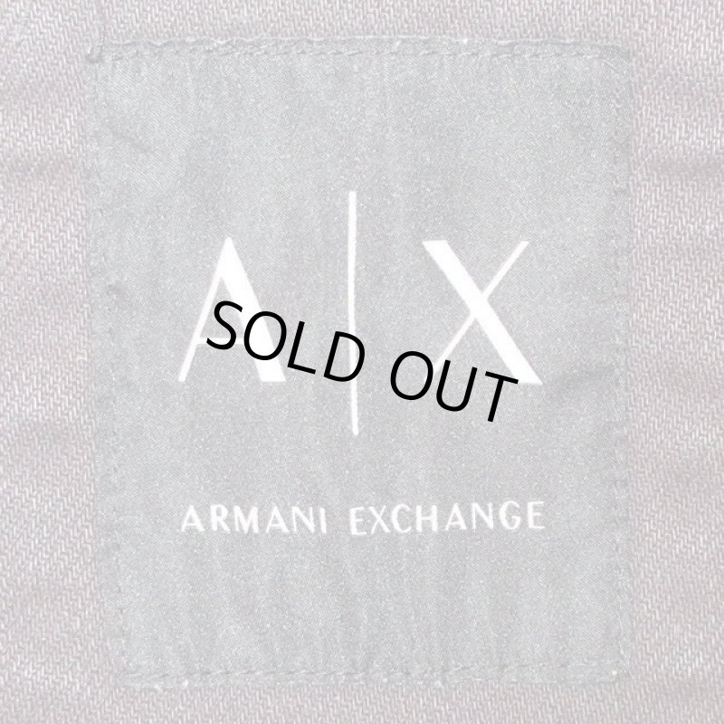 画像3: USED 00's ARMANI EXCHANGE アルマーニ エクスチェンジ ライダースジャケット BLK / 201010 (3)