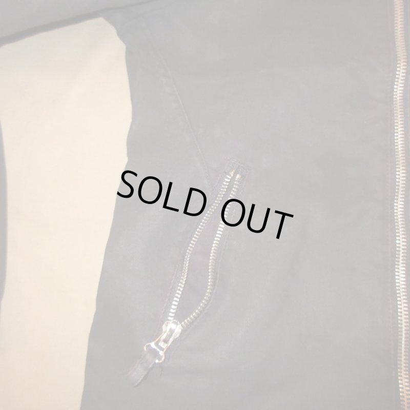 画像7: USED 00's ARMANI EXCHANGE アルマーニ エクスチェンジ ライダースジャケット BLK / 201010 (7)