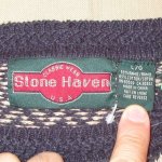画像3: 古着 90's Stone Haven マルチパターン コットンニット セーター MIX / 201101 (3)