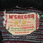 画像3: USED 60's McGREGOR  マクレガー ハーフジップ ジャガードニット セーター MIX / 201101 (3)