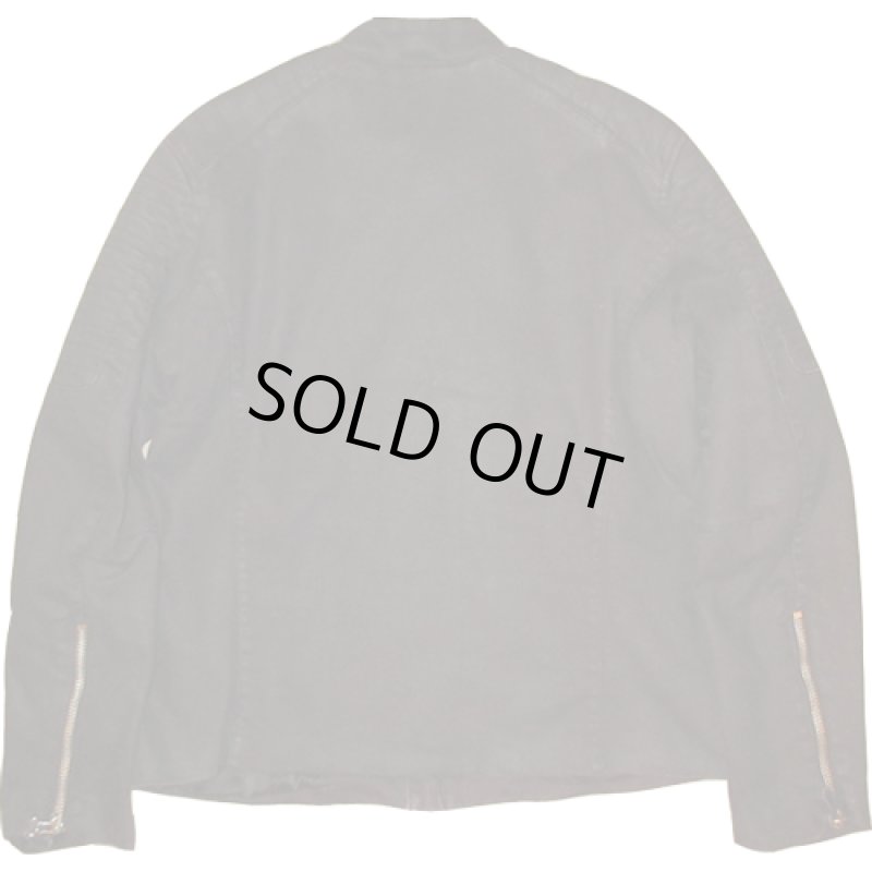 画像2: USED 00's ARMANI EXCHANGE アルマーニ エクスチェンジ ライダースジャケット BLK / 201010 (2)