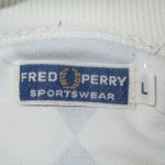 画像3: USED 90's FRED PERRY フレッドペリー アーガイル模様 ジャージ WHT / 201207 (3)
