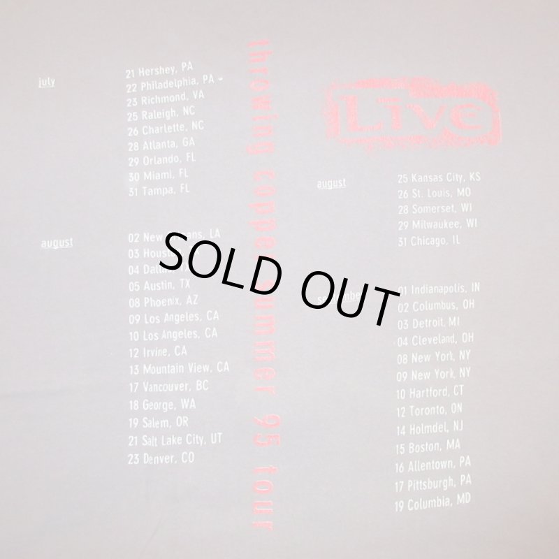 画像4: USED 90's LIVE ライブ Throwing Copper ツアー Tシャツ CHA / 201209 (4)