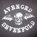 画像1: USED 00's AVENGED SEVENFOLD アヴェンジドセヴンフォールド Tシャツ BLK / 201209 (1)
