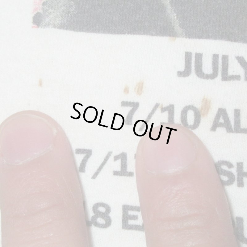 画像10: USED 90's FAITH NO MORE フェイスノーモア ANGEL DUST USツアー Tシャツ WHT / 210101 (10)