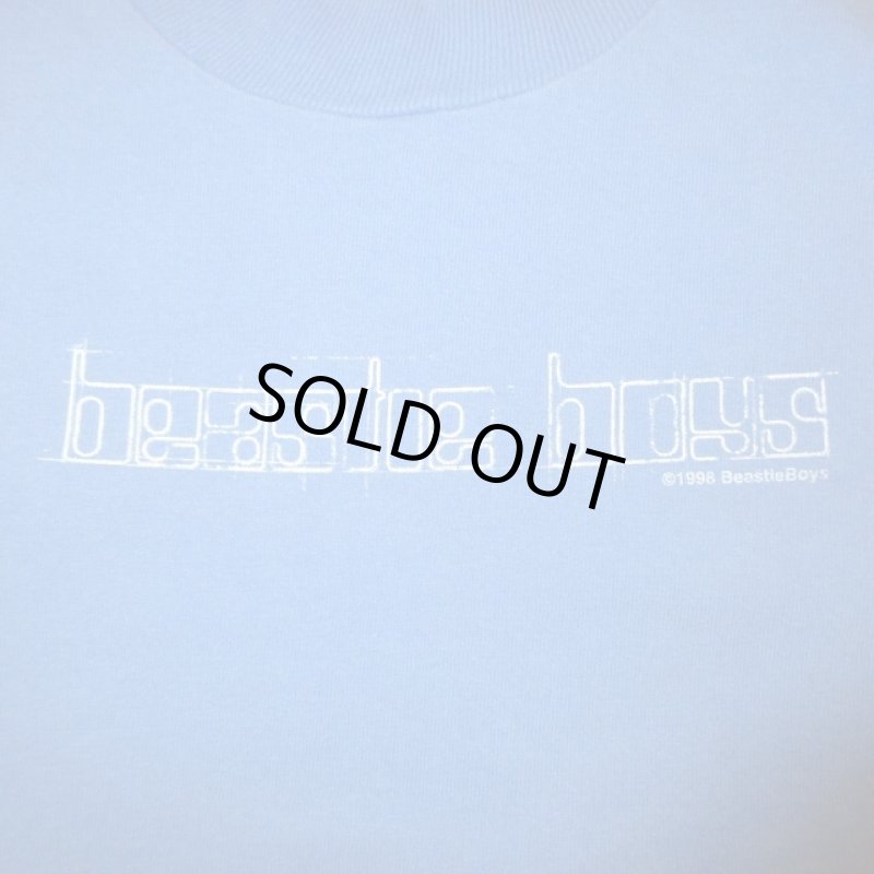 画像4: USED 90's BEASTIE BOYS ビースティーボーイズ HELLO NASTY Tシャツ BLUE / 210101 (4)