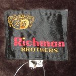 画像3: デッドストック 60's RICHMAN BROTHERS レザー スポーツコート ジャケット BRW / 210105 (3)