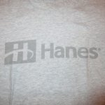 画像3: USED 90's Hanes ヘインズ ロゴ アドバタイジング Tシャツ GRY / 210115 (3)