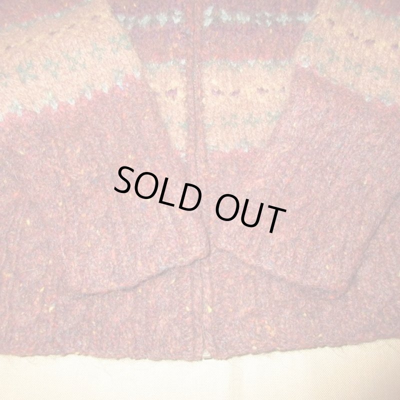 画像6: USED 00's LAUREN Ralph Lauren ネイティヴボーダー ニットカーディガン BUG×BRW / 210118 (6)