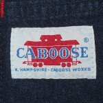 画像3: USED 美品 90's CABOOSE キルティングライナー デニム カバーオール ジャケット NVY / 210124 (3)