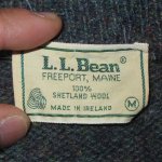画像3: USED 80's L.L.Bean エルエルビーン アーガイル模様 デザインニット セーター MIX / 210201 (3)