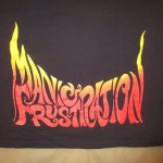 画像6: USED 90's TROUBLE トラブル MANIC FRUSTRATION ストーナーロック Tシャツ BLK / 210203 (6)