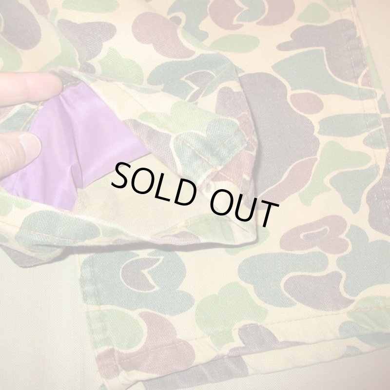 画像7: USED 70's SAFTBAK サフトバック ダックハンターカモ ハンティングパンツ / 210202 (7)