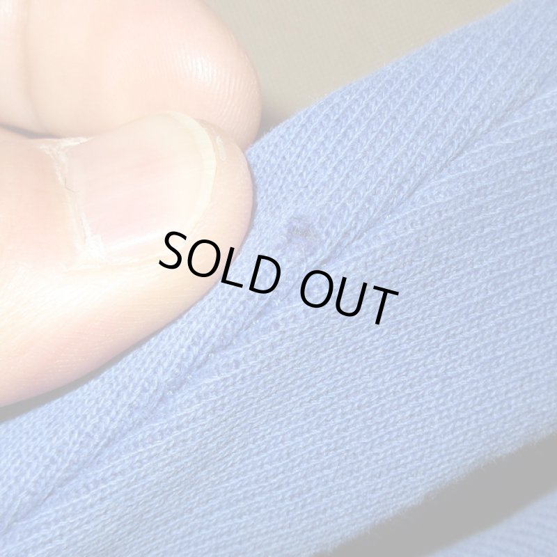 画像11: USED 80's GEM SPORTWEAR スウェット スナップカーディガン BLUE /210204 (11)
