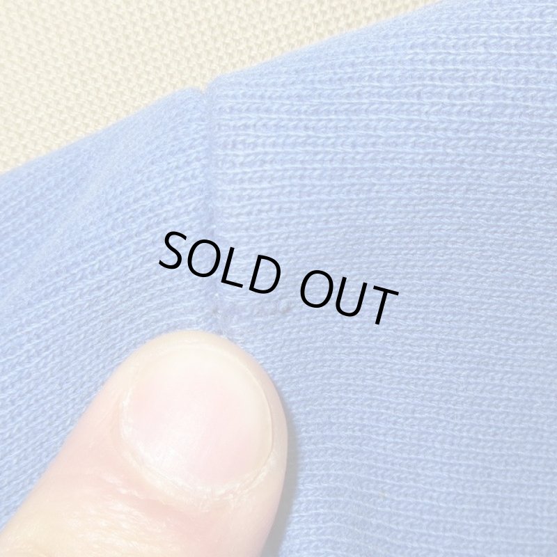 画像10: USED 80's GEM SPORTWEAR スウェット スナップカーディガン BLUE /210204 (10)