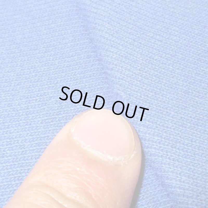 画像9: USED 80's GEM SPORTWEAR スウェット スナップカーディガン BLUE /210204 (9)