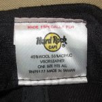 画像9: USED 90's HARD ROCK CAFE ハードロックカフェ キャップ 帽子 BLK / 210217 (9)
