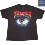 画像2: USED 90's TROUBLE トラブル MANIC FRUSTRATION ストーナーロック Tシャツ BLK / 210203 (2)