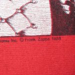画像4: USED 80's FRANK ZAPPA フランクザッパ PORN WARS Tシャツ RED / 210228 (4)