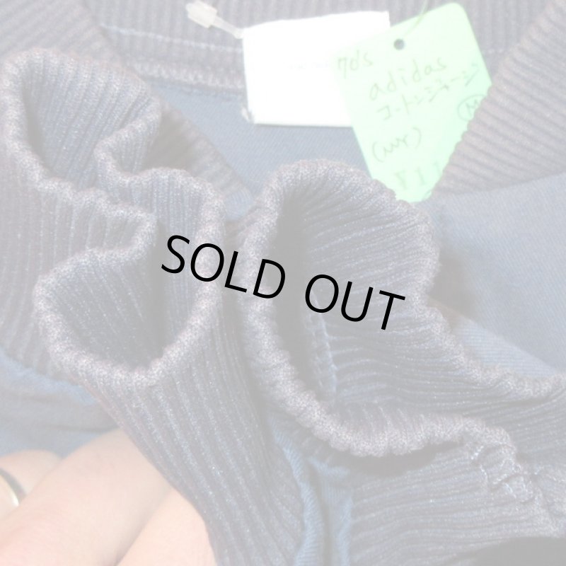 画像8: USED 80's adidas アディダス コットン ジャージ NVY / 210308 (8)