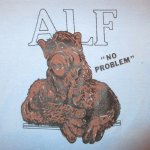 画像3: USED 80's ALF アルフ キャラクター Tシャツ SAX / 210316 (3)