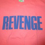 画像3: USED 90's REVENGE リベンジ サスペンス映画 Tシャツ PINK / 210316 (3)