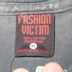画像5: USED 90's FASHION VICTIM ファッションヴィクティム VAMPIRE The Masquerade Tシャツ BLK / 210316 (5)